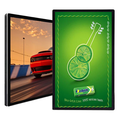 China 43/50 inch indoor 4K lcd wall mounted digital signage full colour supplier