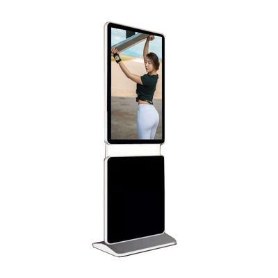China 46 inch LCD 1000 nits high brightness rotate floor standing window digital display supplier