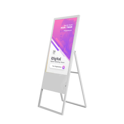 China 32inch all in one monitor multimedia led advertising totem pc big advertising signage for public place supplier