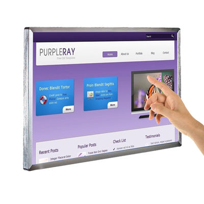 China touch screen kiosk indoor digital signage horizontal advertising player supplier