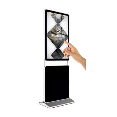 China hot sale 55 inch i3 pc public place HD multimedia high resolution information kiosk supplier