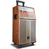 China hot sale 17 inch lcd touch screen portable trolley speaker home video Karaoke speaker supplier