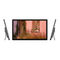 21.5 Fashion wall mounted advertising player 1080p full hd gigabit network media player supplier