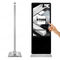 Z shape floor stand lcd multi touch screen digital interactive totems in Dubai supplier